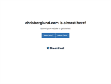 Tablet Screenshot of chrisberglund.com